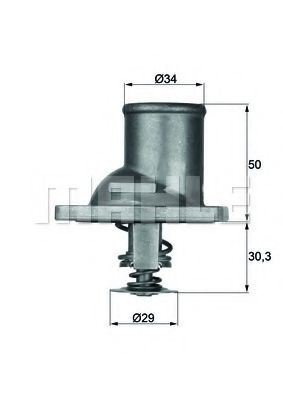 Termostat,lichid racire OPEL VECTRA A hatchback (88_, 89_) (1988 - 1995) MAHLE ORIGINAL TI 1 92
