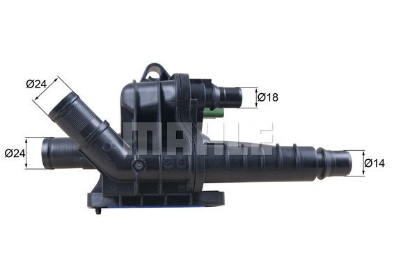 Termostat lichid racire # Peugeot 2008 2013 2014 2015 2016 2017 2018 2019 2020 2021 2022 2023 2024 2025 # TH 66 83 # MAHLE