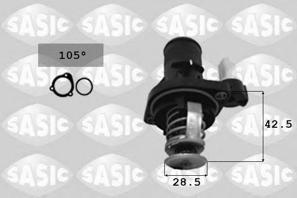 Termostat,lichid racire PEUGEOT 307 (3A/C), PEUGEOT 307 SW (3H), PEUGEOT 307 CC (3B) - SASIC 3300001