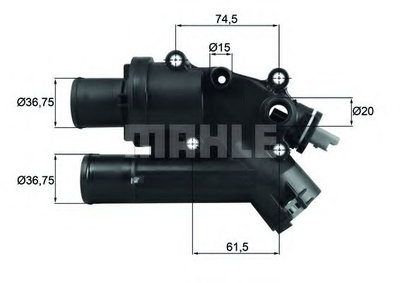 Termostat,lichid racire PEUGEOT 407 (6D) (2004 - 2