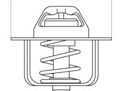 Termostat,lichid racire PEUGEOT J5 bus (280P), Citroen CX combi (MA), Citroen CX (MA) - WAHLER 3033.84