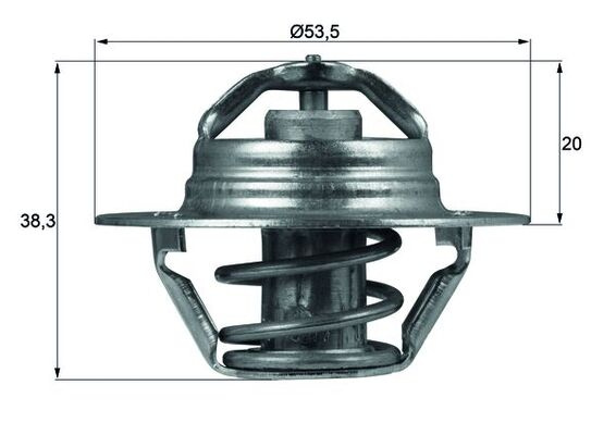 TERMOSTAT LICHID RACIRE ~ PEUGEOT PARTNER MPV (5_, G_) 1.4 1.1 60cp 75cp 1996 1997 1998 1999 2000 2001 2002 2003 2004 2005 2006 2007 2008 2009 2010 2011 2012 2013 2014 2015 ~ TX 88 88D ~ MAHLE