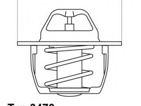 Termostat,lichid racire RENAULT EXTRA caroserie (F40_, G40_), RENAULT CLIO (B/C57_, 5/357_), RENAULT LAGUNA I I (B56_, 556_) - WAHLER 3470.89D50