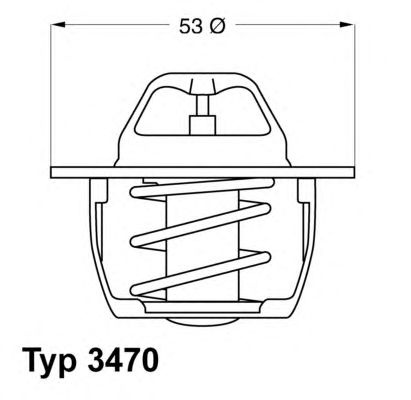 Termostat lichid racire RENAULT MEGANE Scenic (JA0/1_) - Cod intern: W20162543 - LIVRARE DIN STOC in 24 ore!!!