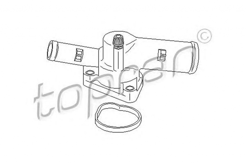 Termostat lichid racire RENAULT TWINGO II CN0 TOPRAN 700571