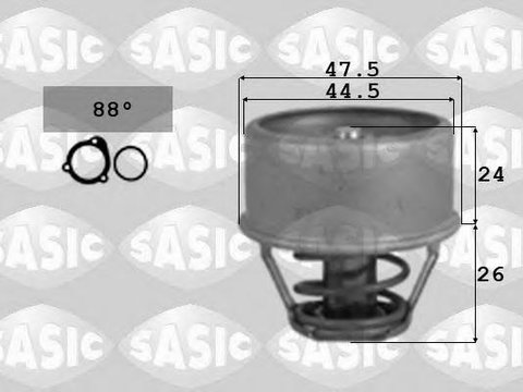 Termostat,lichid racire ROVER 400 (XW), ROVER 600 (RH), ROVER 45 (RT) - SASIC 9000038