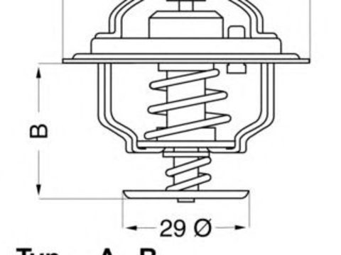 Termostat lichid racire SAAB 82C 900 2,0 TURBO 78-91 - Cod intern: W20002300 - LIVRARE DIN STOC in 24 ore!!!