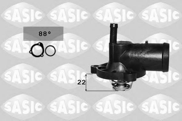 Termostat,lichid racire SKODA FELICIA (6U1), SEAT AROSA (6H), VW LUPO (6X1, 6E1) - SASIC 3306060