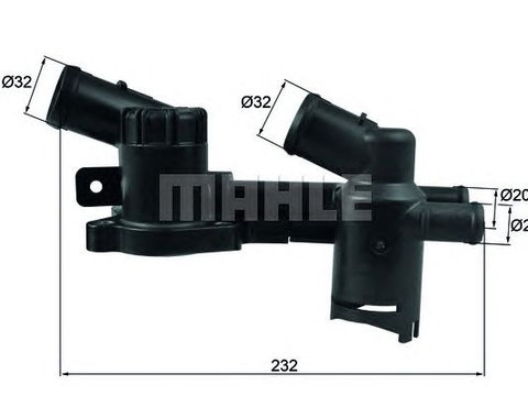 Termostat lichid racire SKODA OCTAVIA (1U2) - Cod intern: W20166207 - LIVRARE DIN STOC in 24 ore!!!