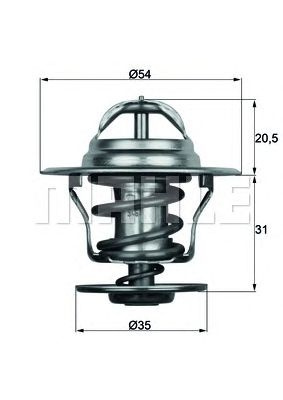 Termostat lichid racire SKODA OCTAVIA Combi (1Z5) - Cod intern: W20166338 - LIVRARE DIN STOC in 24 ore!!!