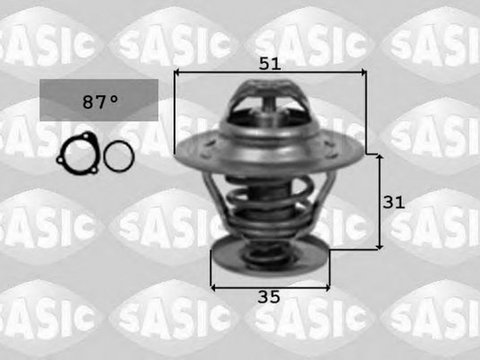 Termostat lichid racire SKODA ROOMSTER 5J SASIC 9000161