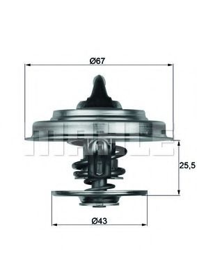 Termostat,lichid racire SSANGYONG KORANDO (KJ) (19