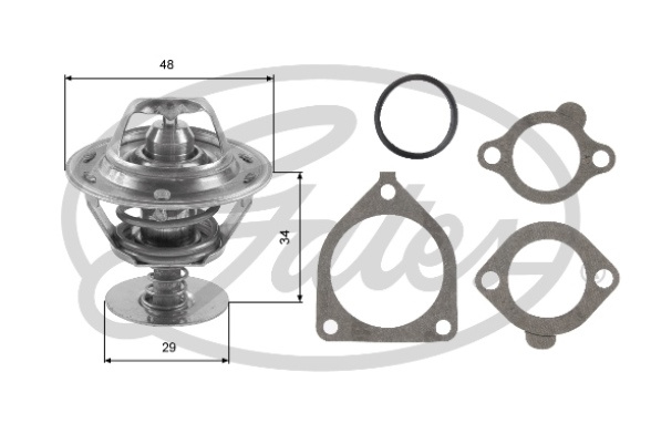 Termostat,lichid racire (TH39082G1 GAT) DAIHATSU,GEO,HONDA,NISSAN,TOYOTA,VW