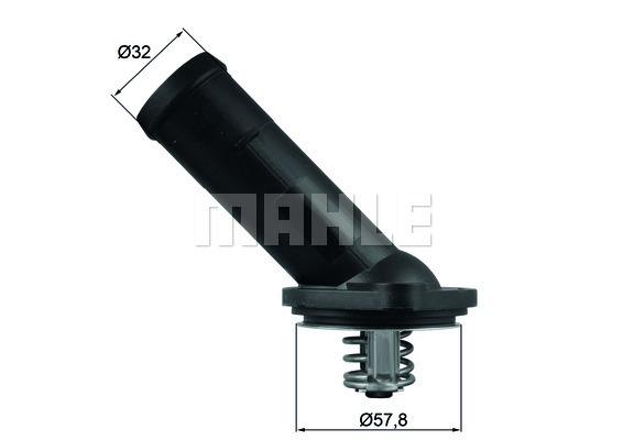 Termostat,lichid racire (TI22592D MAH) AUDI,SEAT,SKODA,VW