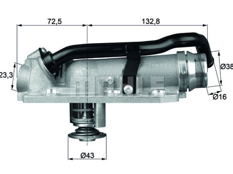 Termostat,lichid racire (TM8105 MAHLE KNECHT) VW