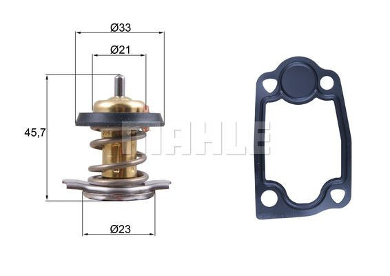 Termostat lichid racire TX 266 79D MAHLE pentru Peugeot Boxer Peugeot Manager CitroEn Jumper CitroEn Relay