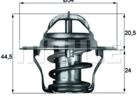 Termostat,lichid racire (TX487D MAH) AUSTIN,CHRYSLER,DE TOMASO,FORD,HYUNDAI,KIA,LAND ROVER,MAZDA,MG,NISSAN,OPEL,RELIANT,ROVER,SUBARU,SUZUKI,TRIUMPH,VAUXHALL