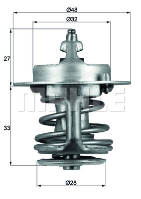 Termostat,lichid racire (TX6383 MAH) BYD,DAIHATSU,GEELY,GREAT WALL,HYUNDAI,KIA,NISSAN,TOYOTA