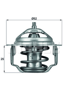 Termostat,lichid racire (TX6482 MAH) CHRYSLER,DAIHATSU,HONDA,HYUNDAI,INNOCENTI,MAZDA,MITSUBISHI,PROTON,SUZUKI,TOYOTA