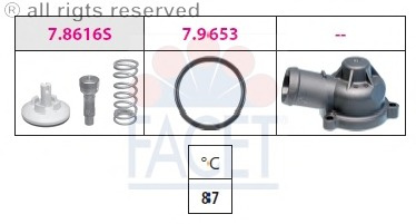 Termostat lichid racire # Vw Eos 2006 2007 2008 # 7 8617K # FACET