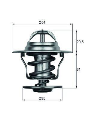 TERMOSTAT LICHID RACIRE ~ VW GOLF IV (1J1) 2.3 V5 