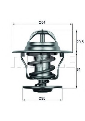 Termostat,lichid racire VW GOLF IV Variant (1J5) (1999 - 2006) MAHLE ORIGINAL TX 15 87D piesa NOUA