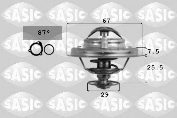 Termostat,lichid racire VW LT28-50 bus (281-363), VW LT28-50 caroserie (281-363), VW LT28-50 platou / sasiu (281-363) - SASIC 9000162