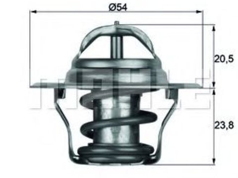 Termostat,lichid racire VW TOURAN (1T1, 1T2) (2003 - 2010) MAHLE ORIGINAL TX 14 87D