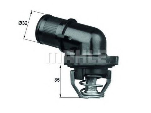 Termostat PEUGEOT 106 Mk II (1) (1996 - 2016) MAHLE ORIGINAL TI 181 89