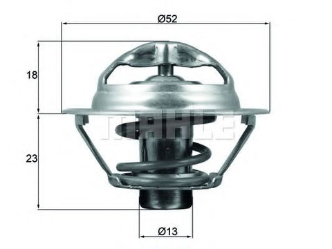 Termostat RENAULT MEGANE III hatchback (BZ0_) (2008 - 2016) MAHLE ORIGINAL TX 175 95D