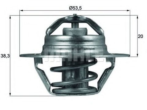 Termostat RENAULT SPORT SPIDER (EF0_) (1995 - 1999) MAHLE ORIGINAL TX 88 88D