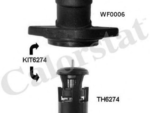 Termostat SEAT IBIZA V (6J5, 6P1) (2008 - 2016) CALORSTAT by Vernet TH6274.87J