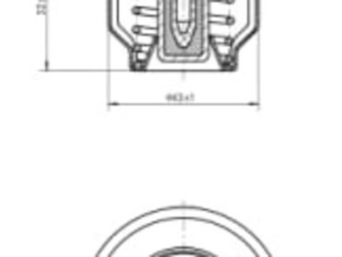 Termostat sistem racire (82?C) ALFA ROMEO 159, BRERA, SPIDER, FIAT CROMA, OPEL ANTARA A, ASTRA G, ASTRA J GTC, GT, INSIGNIA A, SIGNUM, SPEEDSTER, VECTRA B, VECTRA C 1.9-2.4 06.00-