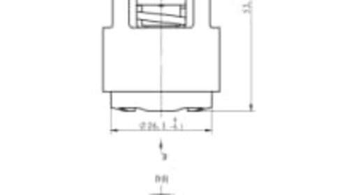 Termostat sistem racire (87?C) AUDI A2, A3, A6 C5, TT, MG MAESTRO, METRO, MONTEGO, ROVER 200, 200 II, 400, 400 II, 800, MAESTRO, MINI, SEAT ALTEA, ALTEA XL, AROSA 1.0-3.2 05.82-