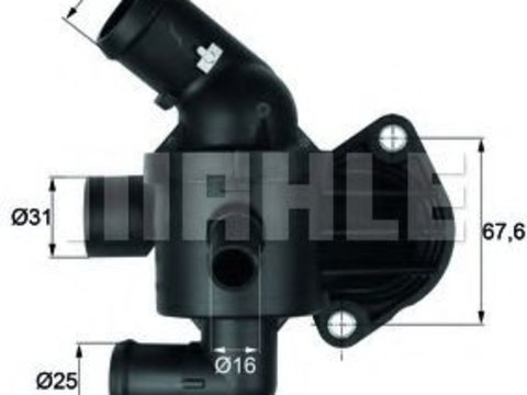 Termostat VW CADDY ALLTRACK combi (Saab) (US) (2015 - 2016) MAHLE ORIGINAL TI 15 92