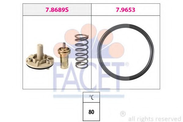 Termostat VW TOURAN (1T3) (2010 - 2015) FACET 7.8689