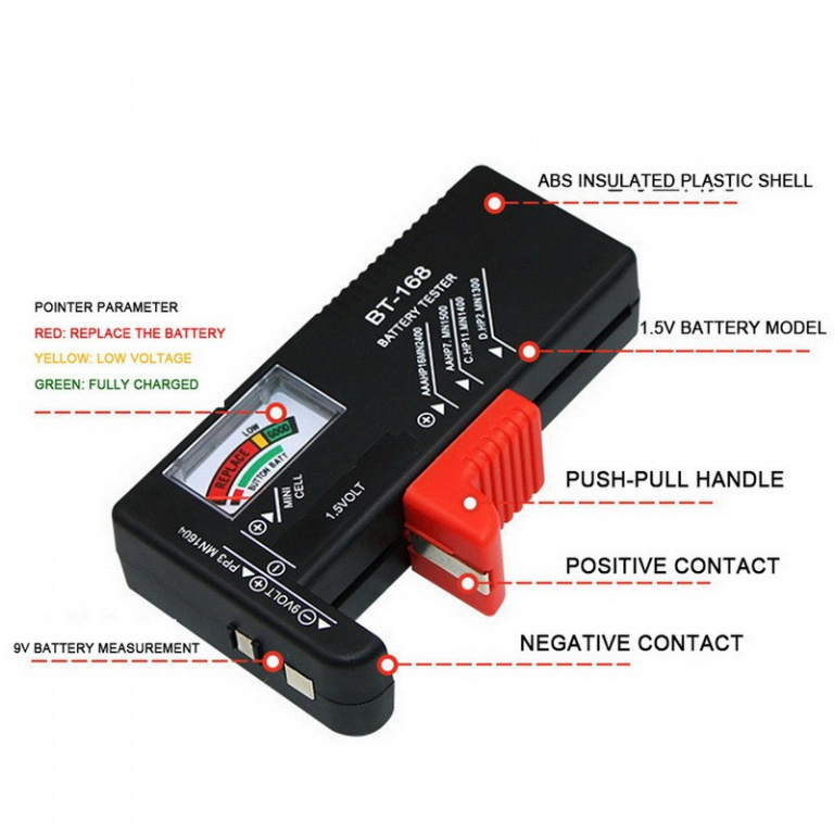 Tester Baterii BT-168