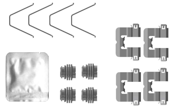 TEXTAR Set accesorii, placute frana 82553800 se potriveste la KIA CEED Hatchback Van (CD) 2018 2019 2020 2021 2022 2023
