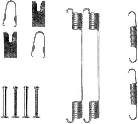 TEXTAR Set accesorii, sabot de frana 97031600 pentru masina SEAT IBIZA V (KJ1, KJG) 2017 2018 2019 2020 2021 2022 2023