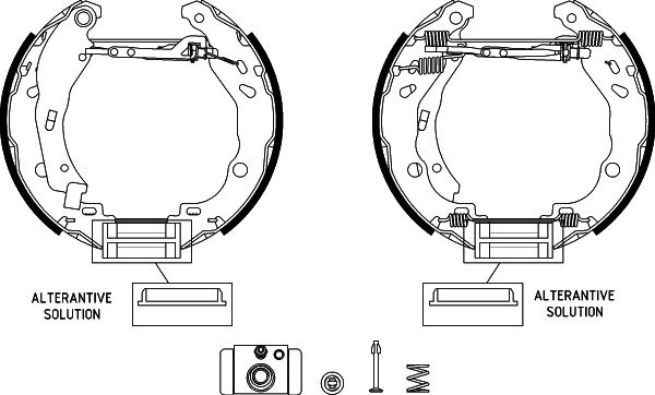 TEXTAR Set saboti frana 84077201 la PEUGEOT 208 I (CA_, CC_) 2012 2013 2014 2015 2016 2017 2018 2019 2020
