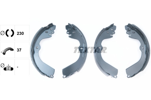 TEXTAR Set saboti frana 91078400 la CHEVROLET CITY EXPRESS Mini Cargo Van 2014 2015 2016 2017 2018 2019