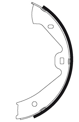 TEXTAR Set saboti frana, frana de mana 91074700 compatibil cu PORSCHE CAYENNE (92A) 2010 2011 2012 2013 2014 2015 2016 2017 2018 2019 2020