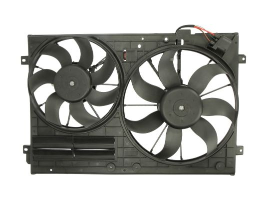 THERMOTEC Ventilator, radiator D8W032TT montare dreapta pentru masina SKODA OCTAVIA II Combi (1Z5) 2004 2005 2006 2007 2008 2009 2010 2011 2012 2013