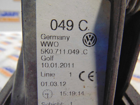 Timonerie avand codul original - 5K0711049C - pentru VW GOLF 6 din 2012