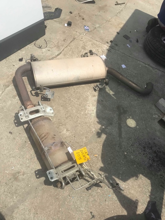 Toba esapament Fiat Ducato 2.3 euro 5 2012 2013 2014 2015