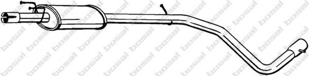 Toba esapament FIAT STILO 192 BOSAL 286-115