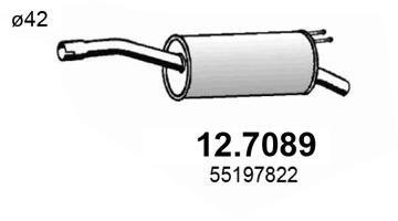 Toba esapament finala 12 7089 ASSO pentru Fiat Doblo