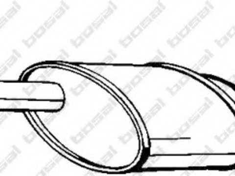 Toba esapament finala 154-313 BOSAL pentru Ford Focus