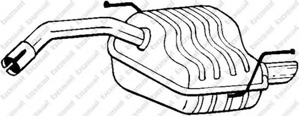 Toba esapament finala ALFA ROMEO 147 937 BOSAL 100