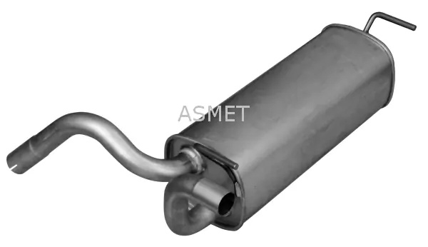 Toba esapament finala Amortizor zgomot intermediar Asmet OPEL ASTRA J limuzina 2012-2015 - 05.237